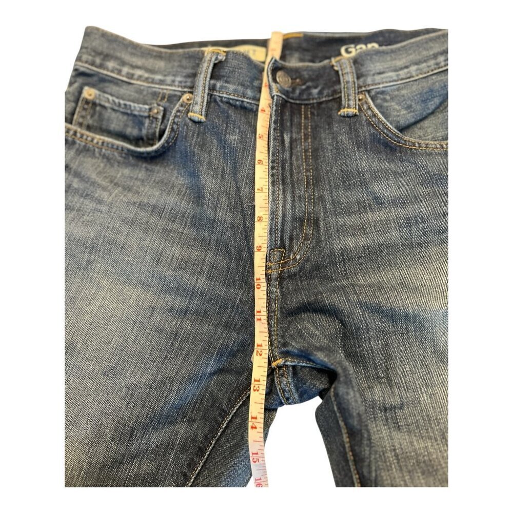 GAP Men's 1969 Standard Straight Blue Jeans 32x30 | Y2K | Preppy 100% Cotton - Picture 10 of 11